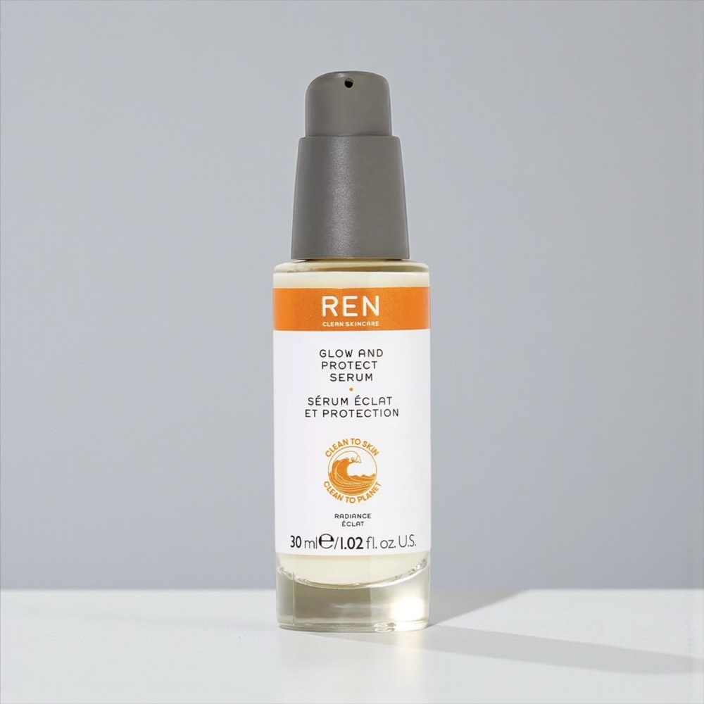 💎 REN Clean Skincare Radiance Glow & Protect Serum Full-Size 30 ml New In Box